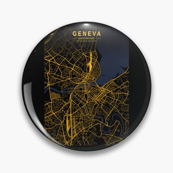 Item preview, Geneva Golden Map designed and sold by My Digital Mind.