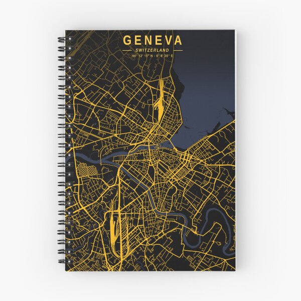 Item preview, Geneva Golden Map designed and sold by My Digital Mind.