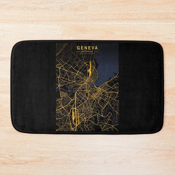 Item preview, Geneva Golden Map designed and sold by My Digital Mind.