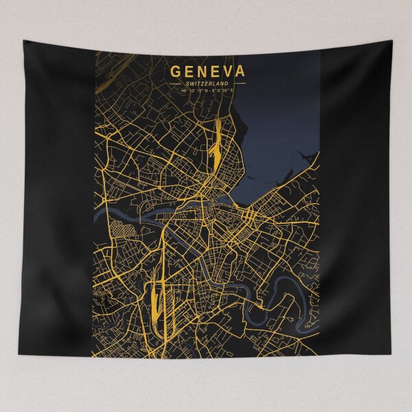 Item preview, Geneva Golden Map designed and sold by My Digital Mind.