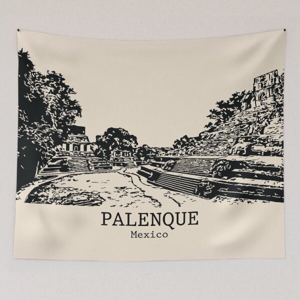 Item preview, Palenque - Mexico designed and sold by Lakeric Cityscapes.