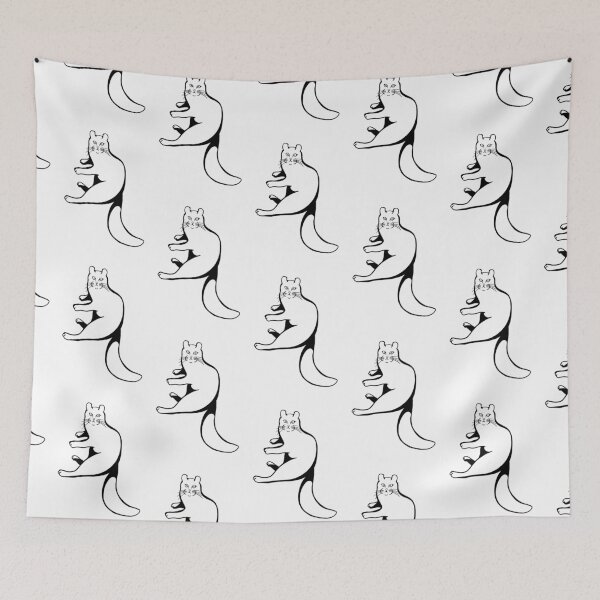 Item preview, cat, smooth cat, beautiful cat, graphics, tattoo designed and sold by Tetiana Pohurska.