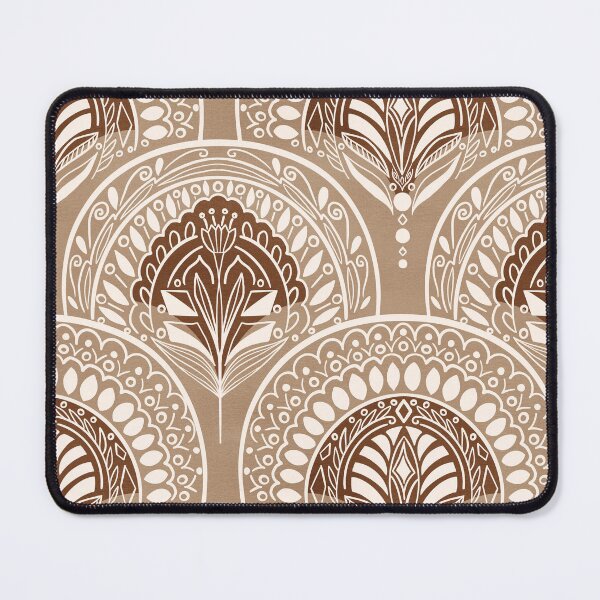 Item preview, Boho Doodle Mermaid Scales - Warm Brown designed and sold by Tangerine-Tane.