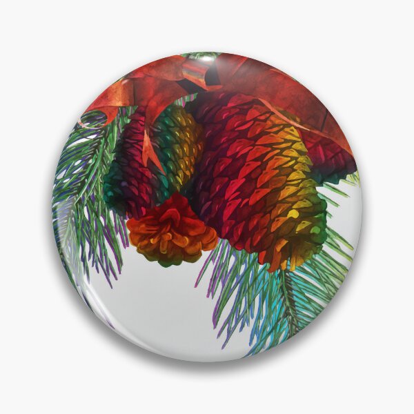 Item preview, Pinecone Holiday Charm designed and sold by Hen-C-Art.