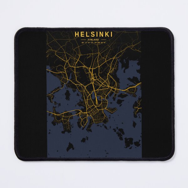 Item preview, Helsinki Golden Map designed and sold by My Digital Mind.