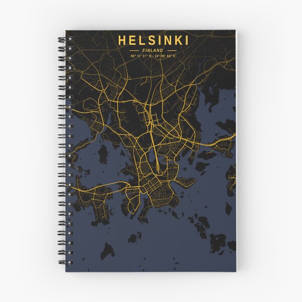 Item preview, Helsinki Golden Map designed and sold by My Digital Mind.