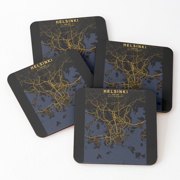 Item preview, Helsinki Golden Map designed and sold by My Digital Mind.