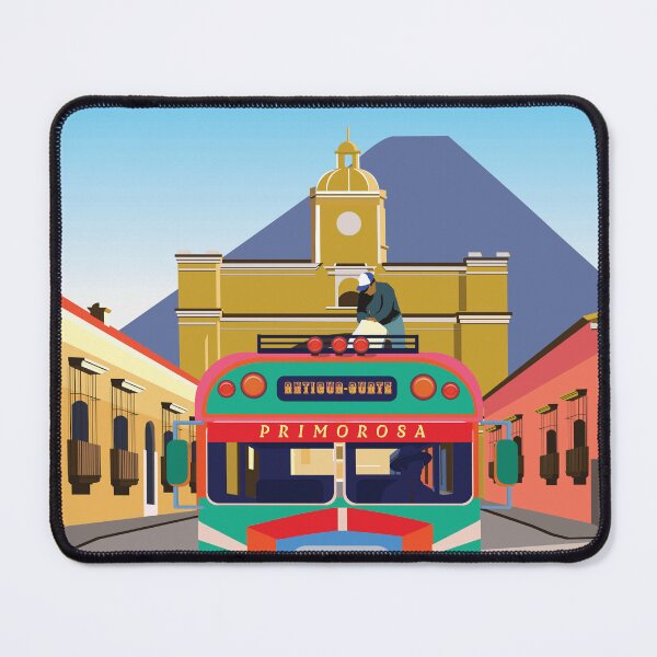 Item preview, Guatemala travel poster antigua guatemala print sticker travel designed and sold by Arctic frame studio.
