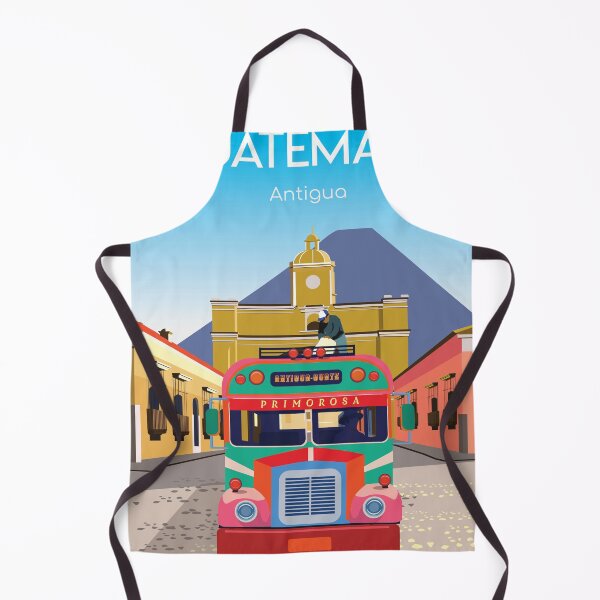 Item preview, Guatemala travel poster antigua guatemala print sticker travel designed and sold by Arctic frame studio.