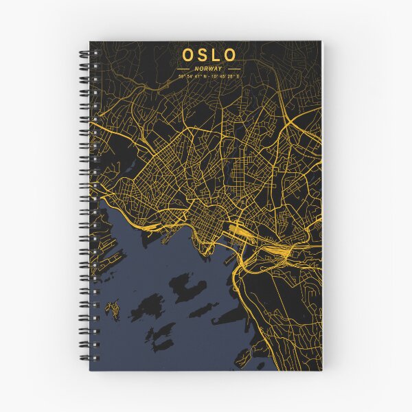 Item preview, Oslo Golden Map designed and sold by My Digital Mind.