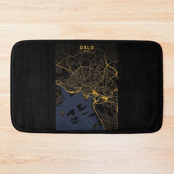 Item preview, Oslo Golden Map designed and sold by My Digital Mind.