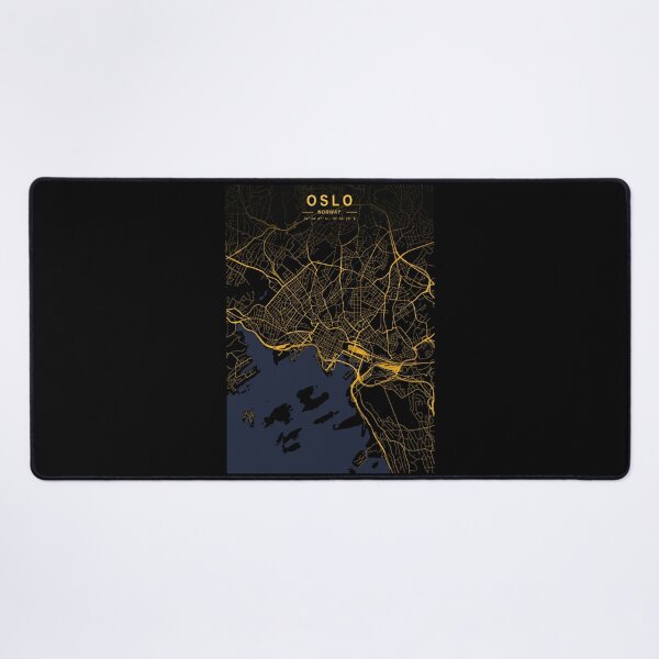Item preview, Oslo Golden Map designed and sold by My Digital Mind.