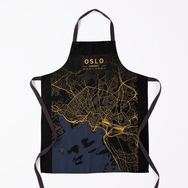 Item preview, Oslo Golden Map designed and sold by My Digital Mind.