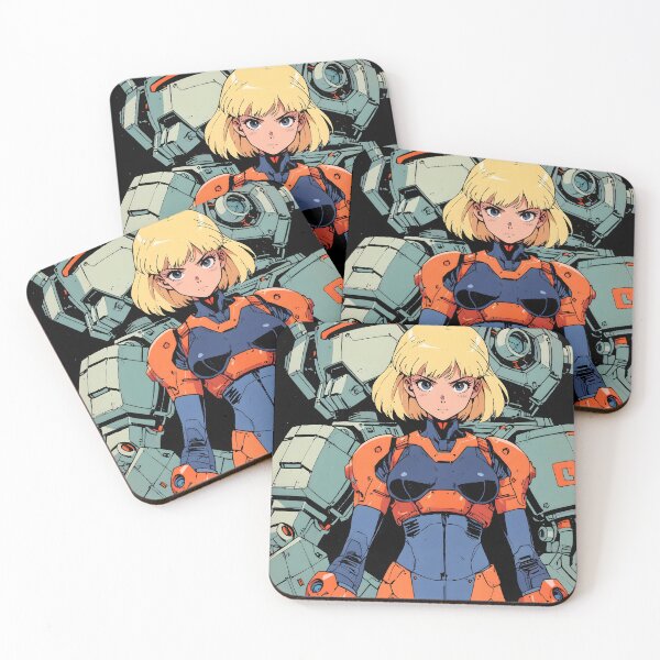 Item preview, Retro Anime Mecha Pilot Girl Power Suit Mission designed and sold by SekaiVibes.