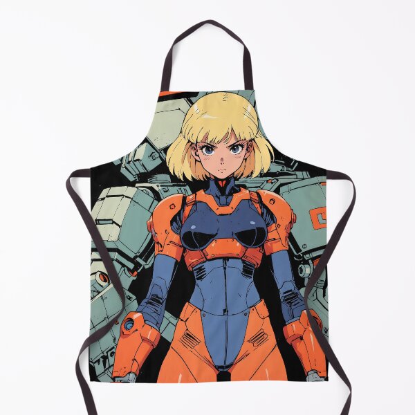 Item preview, Retro Anime Mecha Pilot Girl Power Suit Mission designed and sold by SekaiVibes.