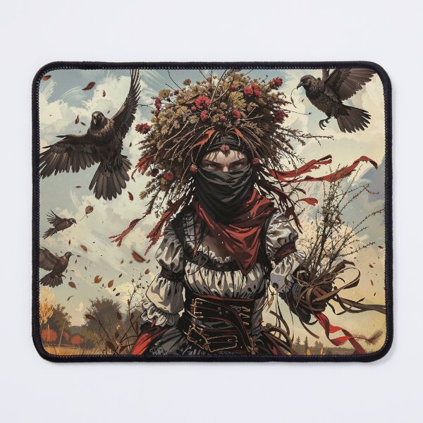 Item preview, ghost field folklore Poland Slav Europe raven dejco.art domin designed and sold by dejco.art.