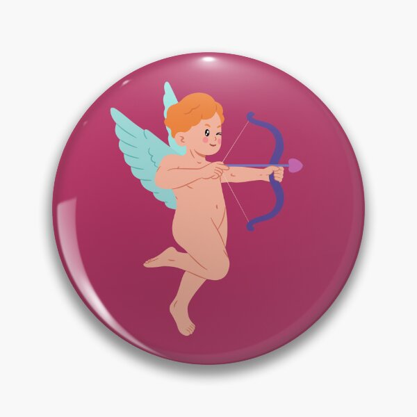 Item preview, Cute cupid flying and shooting with a bow designed and sold by alvariski.