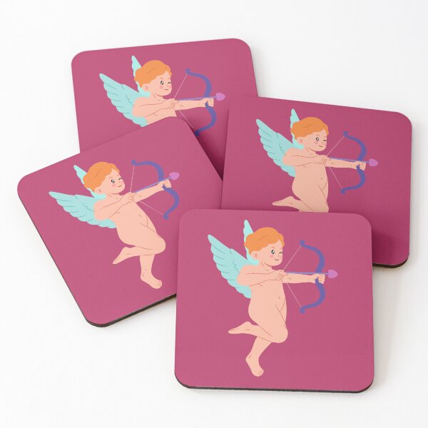 Item preview, Cute cupid flying and shooting with a bow designed and sold by alvariski.