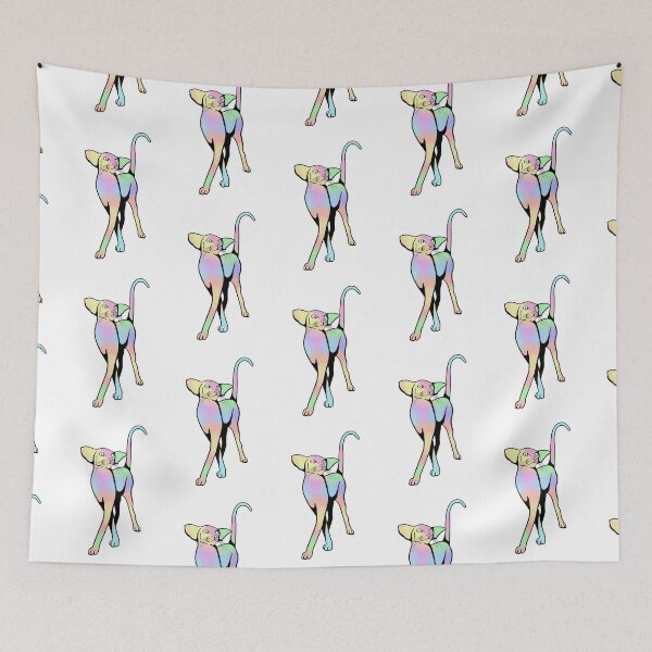 Item preview, oriental cat, graceful cat, cat, smooth cat, beautiful cat, graphics, tattoo designed and sold by Tetiana Pohurska.
