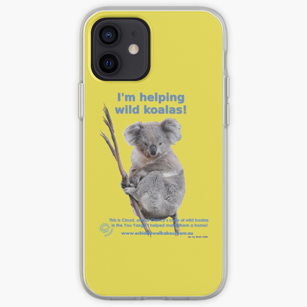 I M Helping Wild Koalas Cloud Iphone Case Cover By Koalajanine Redbubble