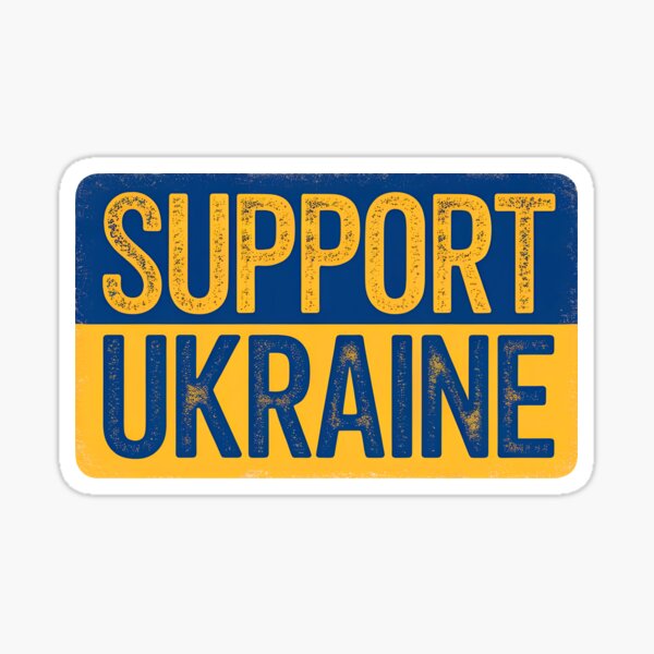 Aperçu de l'œuvre Soutenez le drapeau de l'Ukraine créée et vendue par Digital Art Works  Hub.