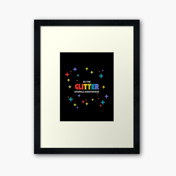 Artikel-Vorschau von Be Glitter – für dunkle Produkte, designt und verkauft von WaamScabam.