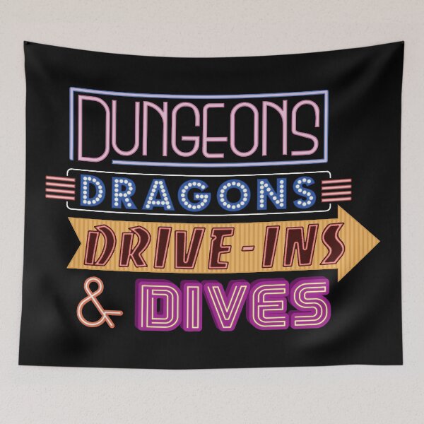 Item preview, Dungeons, Dragons, Drive-Ins and Dives designed and sold by graffd02.