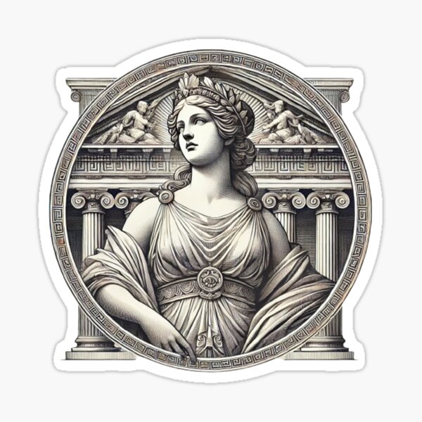 Item preview, Hera, Greek Goddess of Marriage - Classical Architectural Art designed and sold by GBArtistic.