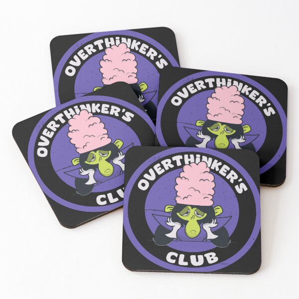Item preview, Overthinker's Club - Overthinking monkey designed and sold by aStro678.