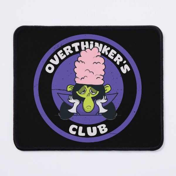 Item preview, Overthinker's Club - Overthinking monkey designed and sold by aStro678.