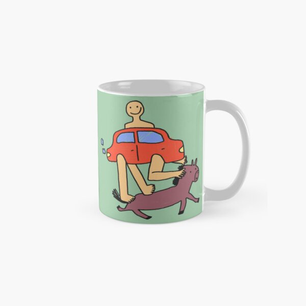 Vista previa del artículo con la obra «Hombre, coche, caballo», diseñado y vendido por GUFFOW.