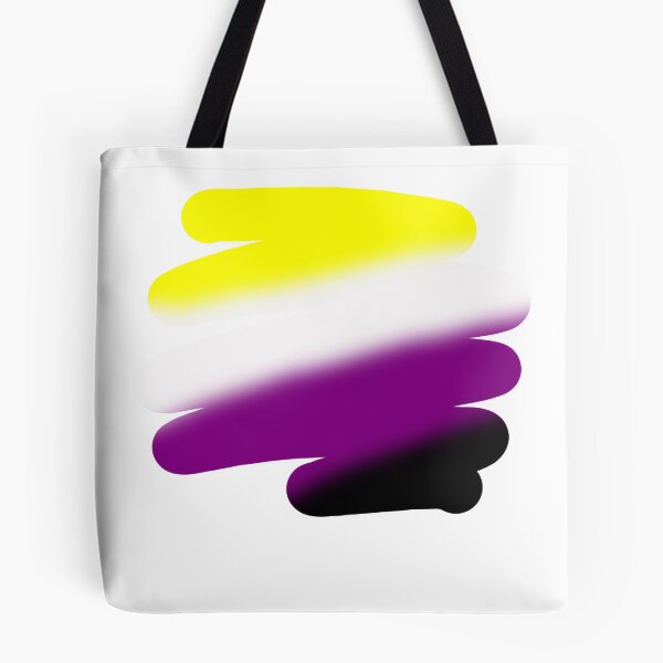Item preview, Nonbinary Pride Scribble designed and sold by Whylimecreates.