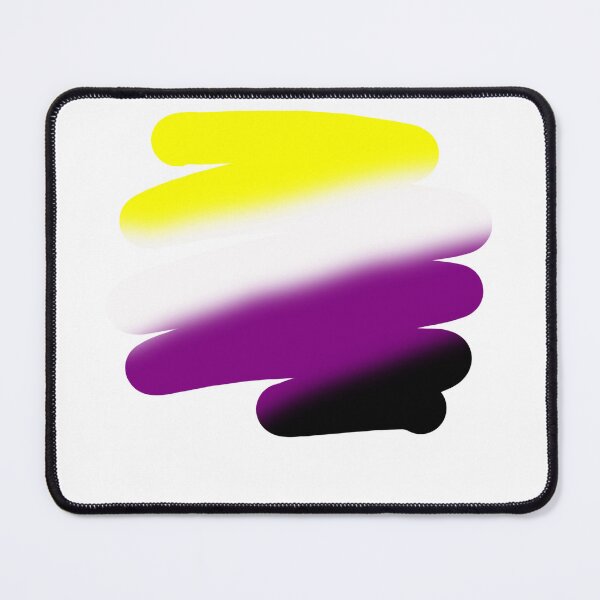 Item preview, Nonbinary Pride Scribble designed and sold by Whylimecreates.