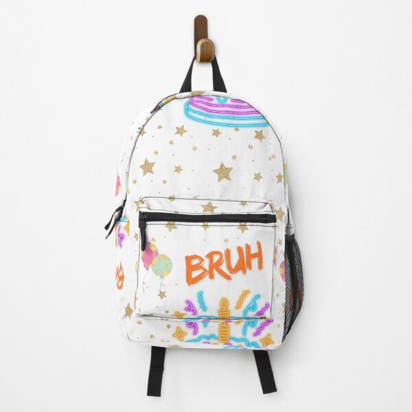 Item preview, Festive Birthday Design Full of Colors and Joy BRUH stickers designed and sold by chaieb shoop.