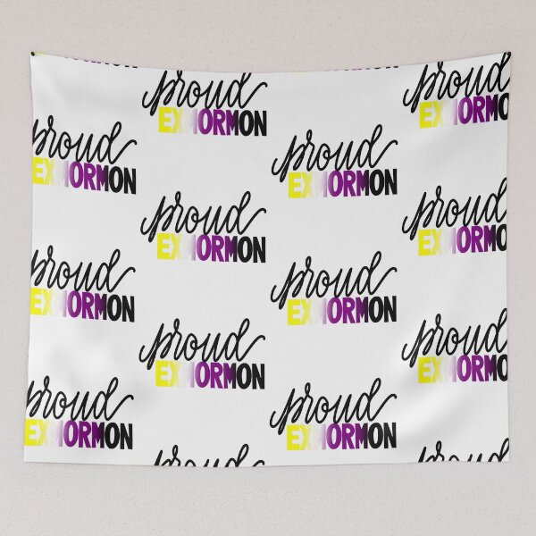 Item preview, Proud ExMormon Nonbinary designed and sold by Whylimecreates.