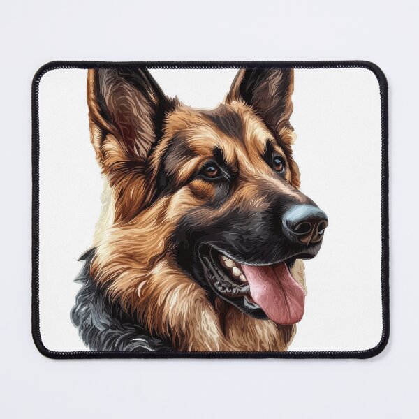 Item preview, German shepherd dog portrait clipart  designed and sold by Julia Shepeleva.