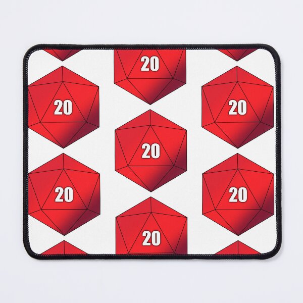 Item preview, D20 Red designed and sold by Whylimecreates.