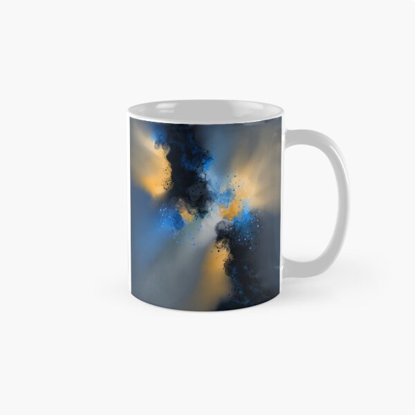 Item preview, After Midnight - Blue Orange Abstract designed and sold by Joey Santiago.