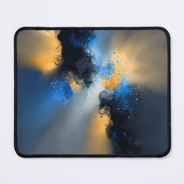 Item preview, After Midnight - Blue Orange Abstract designed and sold by Joey Santiago.