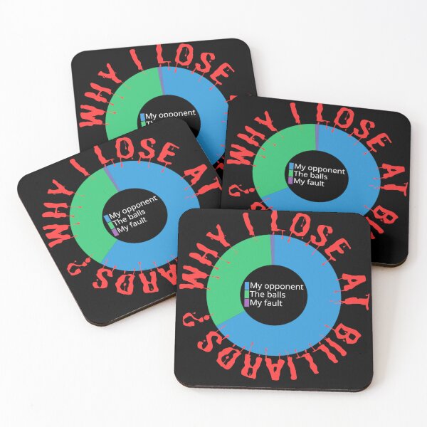 Item preview, Why I Lose At Billiards funny gifts designed and sold by crazygingercat.