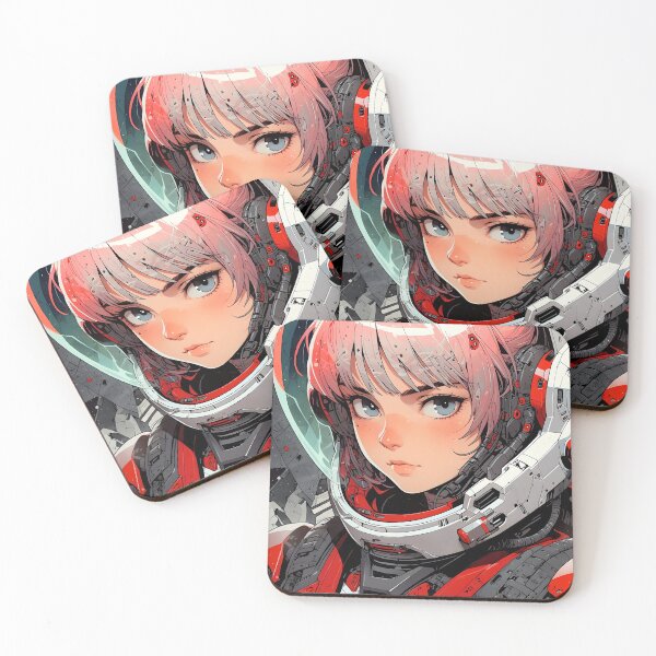 Item preview, Retro Anime Space Pilot Girl Futuristic SciFi Adventure designed and sold by SekaiVibes.