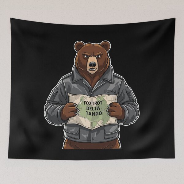 Item preview, Tactical Bear: Foxtrot Delta Tango designed and sold by GrafiShop.