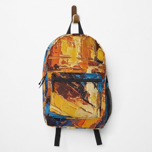 Item preview, Impasto City: Vibrant Urban Scene designed and sold by Bowbubble.