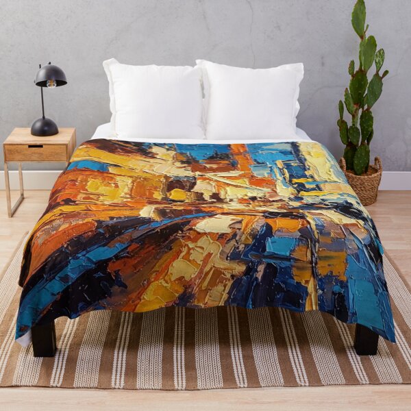 Item preview, Ciudad Impasto: vibrante escena urbana designed and sold by Bowbubble.