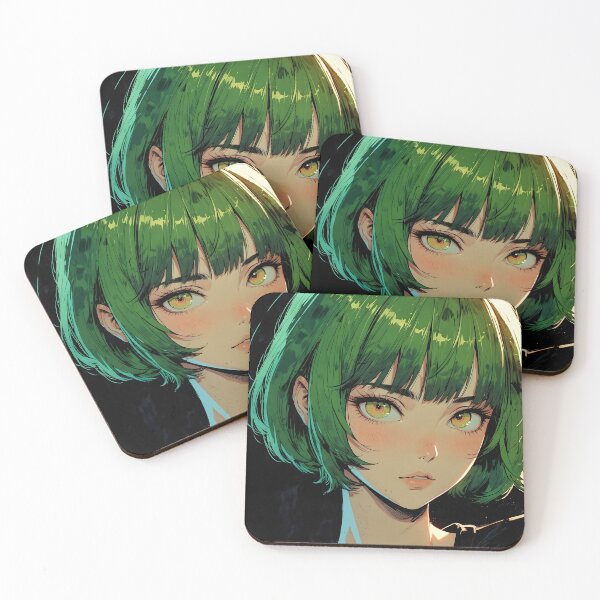 Item preview, Retro Anime Mystic Glow Girl Portrait designed and sold by SekaiVibes.