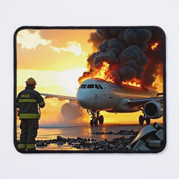 Item preview, Plane On Fire designed and sold by ZZTees.