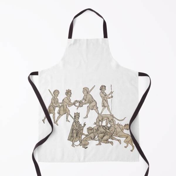 Item preview, Medieval guard dogs in battle designed and sold by IllmadeErrant.