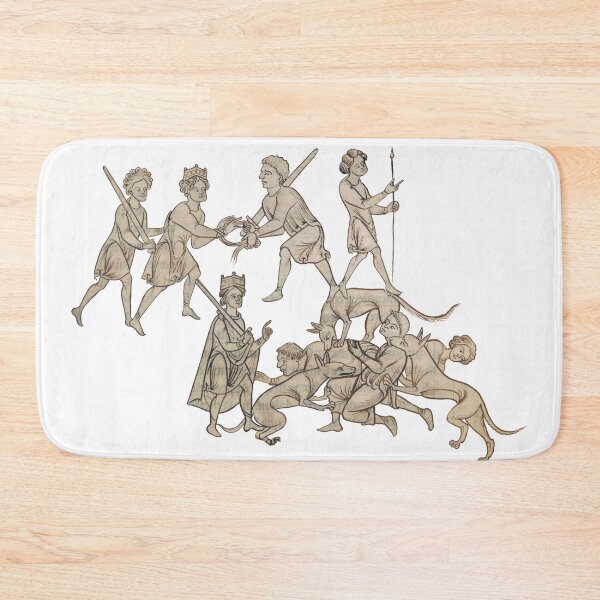 Item preview, Medieval guard dogs in battle designed and sold by IllmadeErrant.