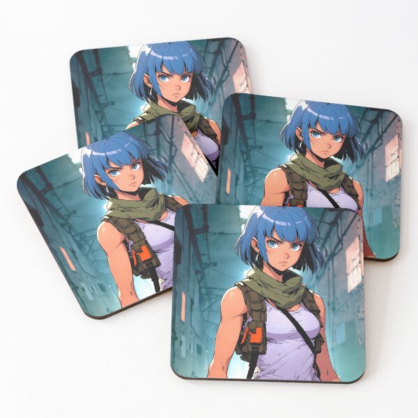 Item preview, Retro Anime Urban Survivor Girl designed and sold by SekaiVibes.