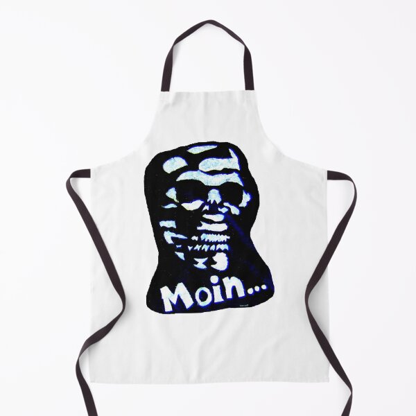 Item preview, A friendly skull says: MOIN... designed and sold by ZoffArt-Shop.